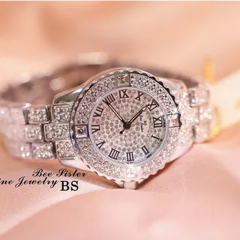 New Fashion Women's Watch High-end Full Crystal Fashion Female Quartz Wrist Watch
New Fashion Women's Watch High-end Full Crystal Fashion Female Quartz Wrist Watch