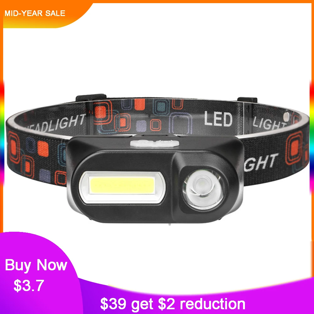 USB LED Headlight Waterproof LED Head Lamp COB Cap Flashlight 18650 Rechargeable Head Torch Lanterna For Camping Night Fishing 
USB LED Headlight Waterproof LED Head Lamp COB Cap Flashlight 18650 Rechargeable Head Torch Lanterna For Camping Night Fishing
