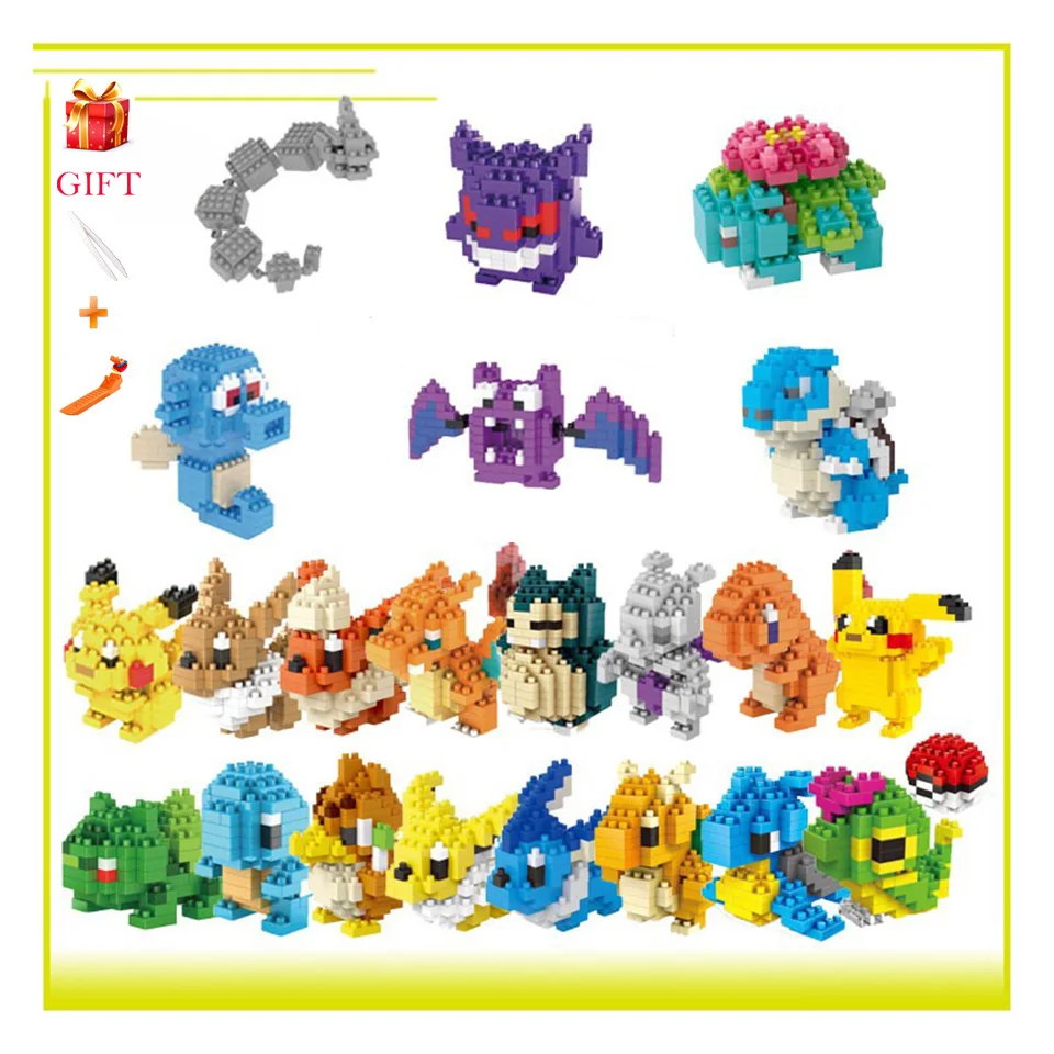 Cute Funny Game Image Pikachue Mini Diamond Building Blocks Classic Poked Ball Educational Children Assemable Bricks Model Toys
Cute Funny Game Image Pikachue Mini Diamond Building Blocks Classic Poked Ball Educational Children Assemable Bricks Model Toys