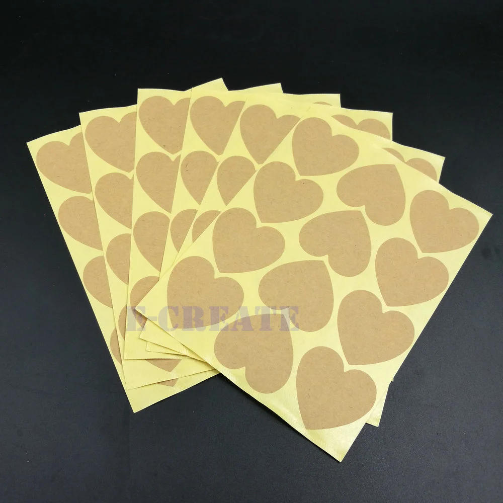 240pcs/lot 35*35mm Heart Shape Kraft Paper Label Sticker For DIY Hand Made Gift /Cake Baking Sealing Sticker
240pcs/lot 35*35mm Heart Shape Kraft Paper Label Sticker For DIY Hand Made Gift /Cake Baking Sealing Sticker