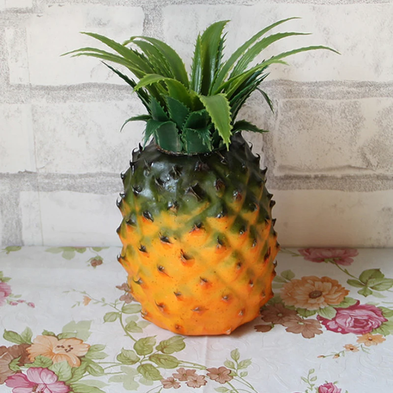 Home Decor Simulation Pineapple Photography Props Plastic Foam Resin Artificial Fruit Furnishing For Hotel Bar Cafe 2017ing
Home Decor Simulation Pineapple Photography Props Plastic Foam Resin Artificial Fruit Furnishing For Hotel Bar Cafe 2017ing