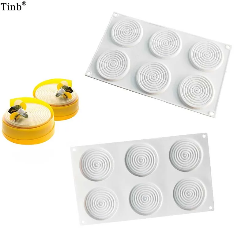 Spiral Shape Silicone Cake Mold 6 Holes Peach 3D Cake Moulds Mousse For Ice Creams Chocolate Pastry Bakeware Dessert Art Pan
Spiral Shape Silicone Cake Mold 6 Holes Peach 3D Cake Moulds Mousse For Ice Creams Chocolate Pastry Bakeware Dessert Art Pan