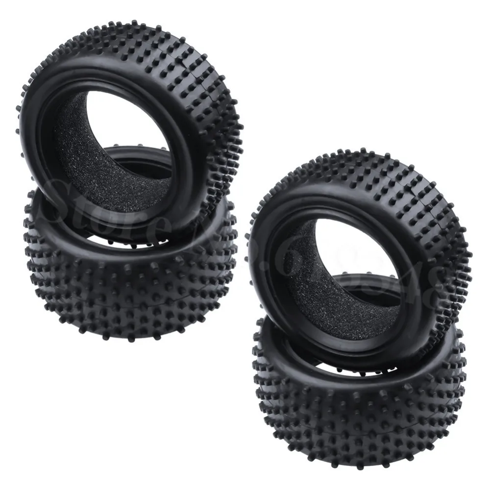 4PCS 2.2" RC Buggy Tires Front and Rear With Foam Inserts OD: 85mm/3.34" For 1/10 Scale Remote Control Model Car Tyres
4PCS 2.2" RC Buggy Tires Front and Rear With Foam Inserts OD: 85mm/3.34" For 1/10 Scale Remote Control Model Car Tyres