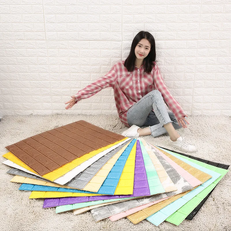 Multi-standard self-adhesive waterproof TV background brick wallpaper 3D wall stickers living room mural bedroom decoration
Multi-standard self-adhesive waterproof TV background brick wallpaper 3D wall stickers living room mural bedroom decoration