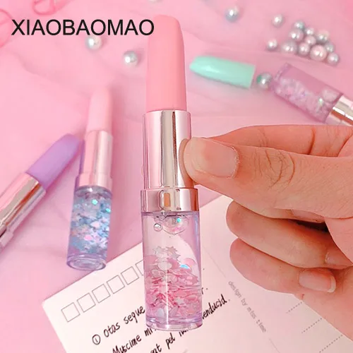 1pcs Kawaii Lipstick Gel Pen Creative Oil Quicksand Colorful Cute Stationary Pen Black Ink Pen Papelaria Office School Supplies
1pcs Kawaii Lipstick Gel Pen Creative Oil Quicksand Colorful Cute Stationary Pen Black Ink Pen Papelaria Office School Supplies