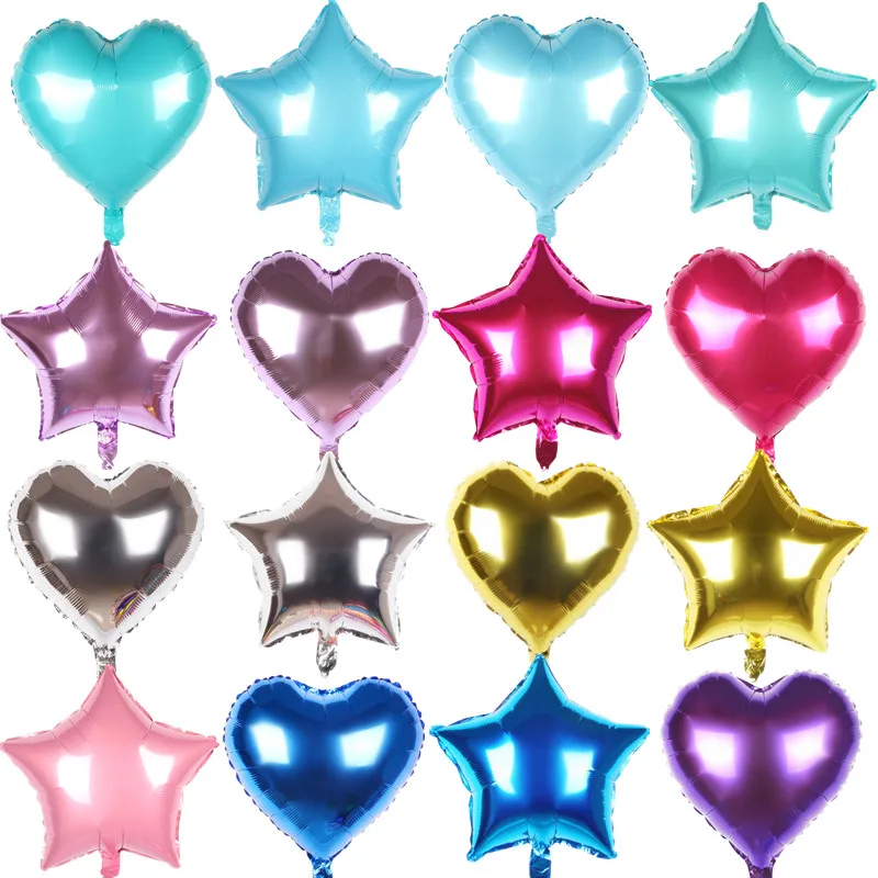 5pcs/lot 10 inch Helium Balloon heart Wedding star aluminum Foil Balloons Inflatable gift Birthday baloon Party Decoration Ball
5pcs/lot 10 inch Helium Balloon heart Wedding star aluminum Foil Balloons Inflatable gift Birthday baloon Party Decoration Ball