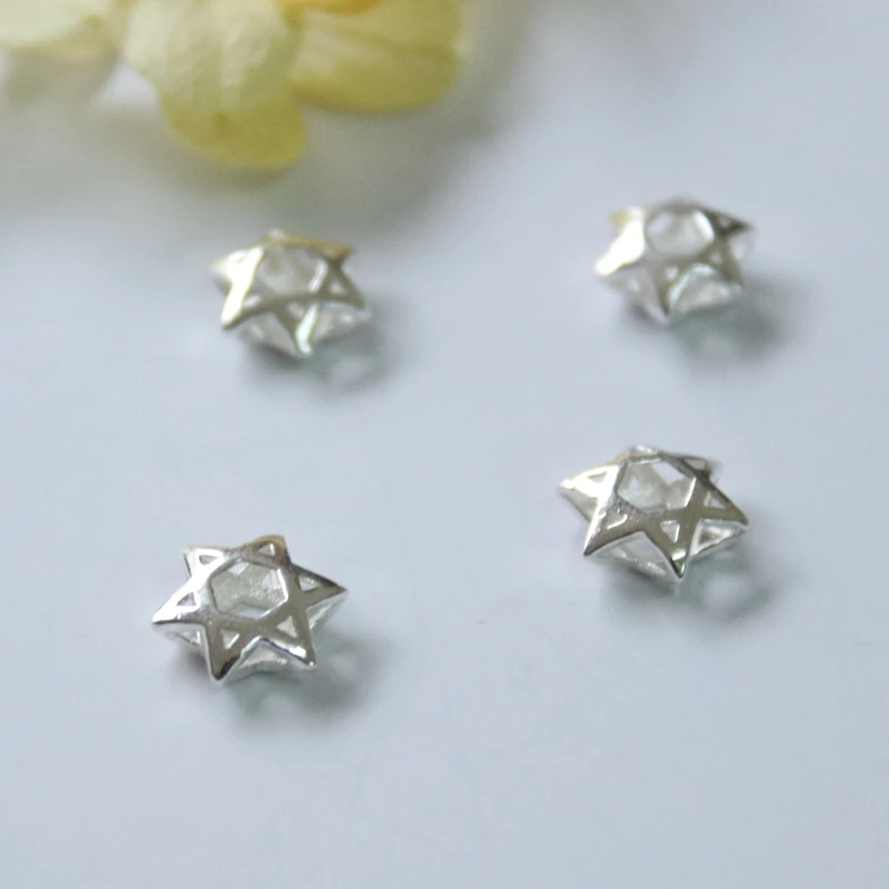 " Fake One Penalty Ten " 8MM/9MM 12Pcs S925 Jewellery Hexagram Six Star Charms Findings Jewelry Beads
" Fake One Penalty Ten " 8MM/9MM 12Pcs S925 Jewellery Hexagram Six Star Charms Findings Jewelry Beads