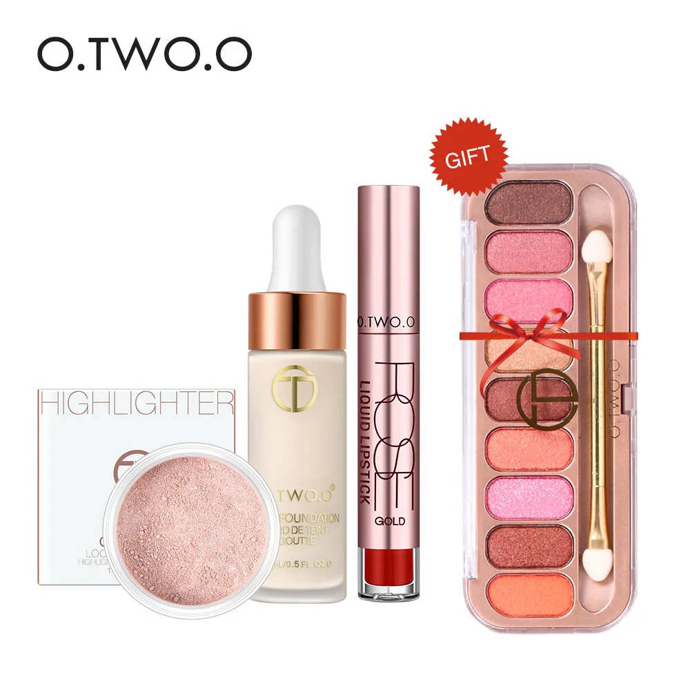 O.TWO.O Maquillaje Profesional Makeup Kit Cosmetic Set Foundation,Highlighter Powder,Lipgloss,Eyeshadow As Gift Set Lasting
O.TWO.O Maquillaje Profesional Makeup Kit Cosmetic Set Foundation,Highlighter Powder,Lipgloss,Eyeshadow As Gift Set Lasting