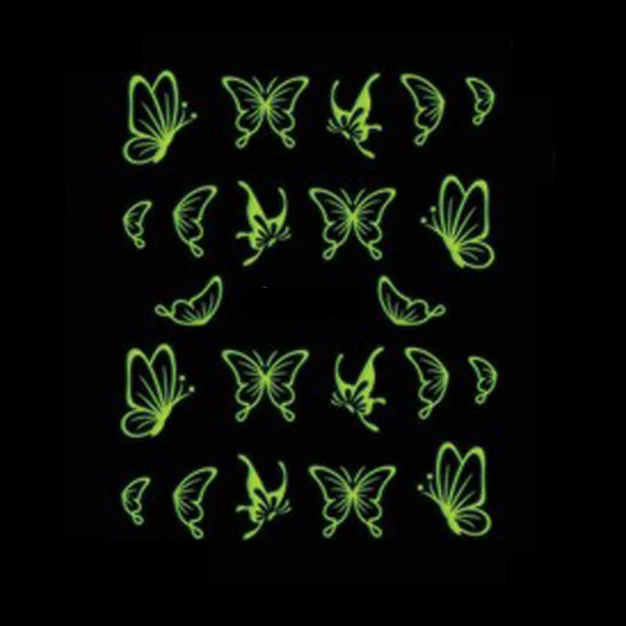 Hot Butterfly Bow Designs Luminous Nail Art Shinning Glitter Nail Art Stickers Decorations Manicure Tips Tools 5.2CMX6.3CM
Hot Butterfly Bow Designs Luminous Nail Art Shinning Glitter Nail Art Stickers Decorations Manicure Tips Tools 5.2CMX6.3CM