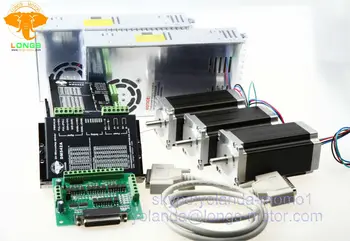 Stepper Motor 3Axis Nema 23 23HS9442 4.2A 435oz.in Driver DM542A 50V 4.2A CNC Router Mill LONGS MOTOR
Stepper Motor 3Axis Nema 23 23HS9442 4.2A 435oz.in Driver DM542A 50V 4.2A CNC Router Mill LONGS MOTOR