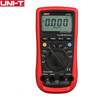 UNI-T UT61E High Reliability Digital Multimeter Meter PC Connect AC DC Voltage Relative Mode 22000 Counts Data Hold
UNI-T UT61E High Reliability Digital Multimeter Meter PC Connect AC DC Voltage Relative Mode 22000 Counts Data Hold