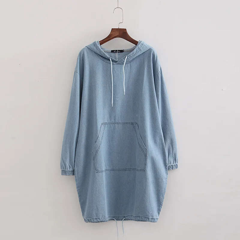 Dress 2018 New Spring Loose Hooded Dresses Plus Size Denim Dress For Women Party Dress Vintage Harajuku vestidos
Dress 2018 New Spring Loose Hooded Dresses Plus Size Denim Dress For Women Party Dress Vintage Harajuku vestidos
