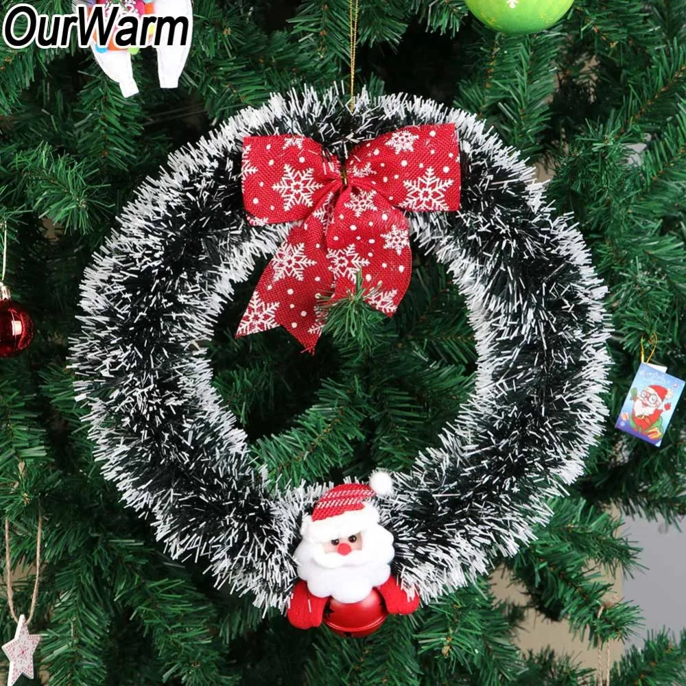 OurWarm Santa Christmas Wreath Garland Hanging Plate Xmas Ornaments Christmas Decoration Ornaments Window Door Home Decor
OurWarm Santa Christmas Wreath Garland Hanging Plate Xmas Ornaments Christmas Decoration Ornaments Window Door Home Decor
