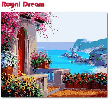 Seaside flower house Landscape DIY Painting By Numbers Kit Paint On Canvas Painting Calligraphy For Living Room
Seaside flower house Landscape DIY Painting By Numbers Kit Paint On Canvas Painting Calligraphy For Living Room