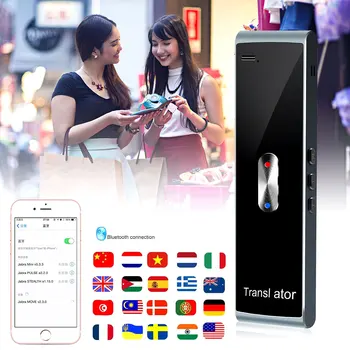 Portable Smart Voice Translator 2.4G Wireless Bluetooth Handheld 2-Way Real Time Intercom 40 Languages Voice & Text Translation
Portable Smart Voice Translator 2.4G Wireless Bluetooth Handheld 2-Way Real Time Intercom 40 Languages Voice & Text Translation