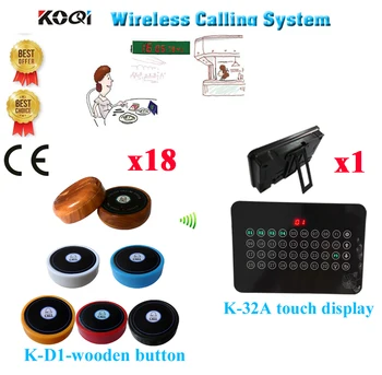 Wireless Pager Table Bell System 433.92MHZ Waiter Table Numbers Restaurant CE Passed(1 display+18 call button)
Wireless Pager Table Bell System 433.92MHZ Waiter Table Numbers Restaurant CE Passed(1 display+18 call button)