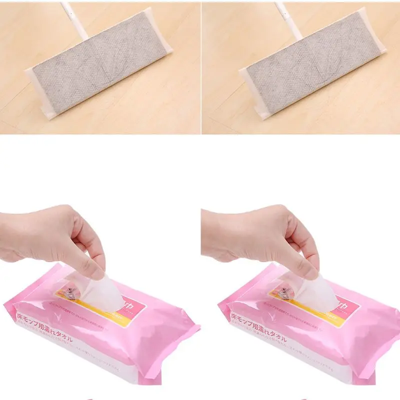 24pcs/pack Disposable Floor Flat Wet Mop Paper Cloth Electrostatic Dust Removal Household Cleaning Tiles Marble
24pcs/pack Disposable Floor Flat Wet Mop Paper Cloth Electrostatic Dust Removal Household Cleaning Tiles Marble