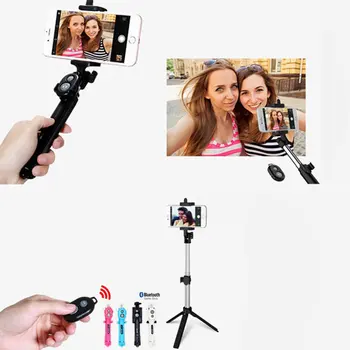 Bluetooth Mobile Cell Phone Tripod Selfie Stick 2PCS/LOT For Huawei Android Camera Celular Support Telefone Statief Studio Stand
Bluetooth Mobile Cell Phone Tripod Selfie Stick 2PCS/LOT For Huawei Android Camera Celular Support Telefone Statief Studio Stand