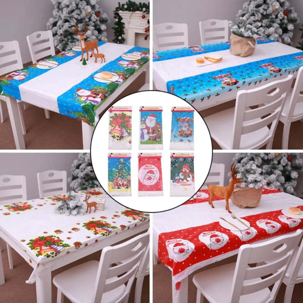Christmas Decorations Tablecloth Waterproof Oilproof Disposable PVC Plastic Dining Party Table Cover 70" by 42.5"
Christmas Decorations Tablecloth Waterproof Oilproof Disposable PVC Plastic Dining Party Table Cover 70" by 42.5"