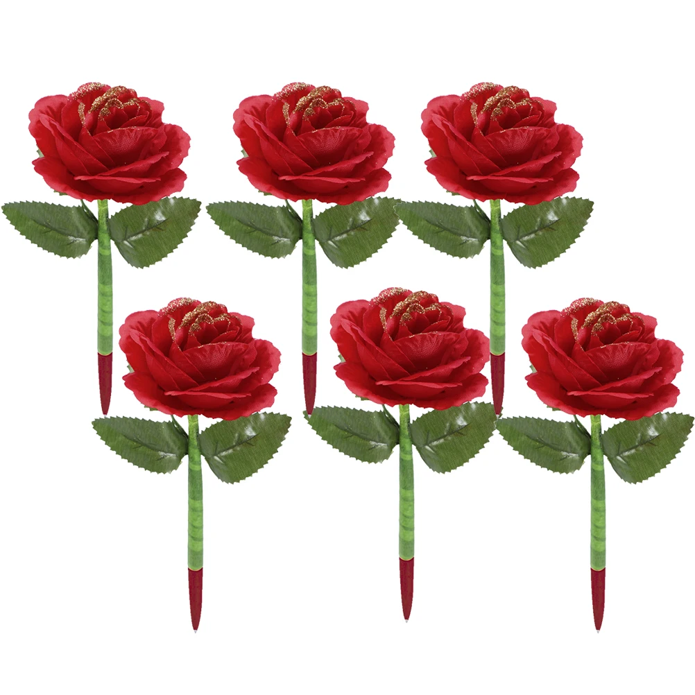 6pcs Ballpoint Pen Flower Simulation Rose Practical Creative Stationery Supply Roller Pen Ball Pens for School Office Home
6pcs Ballpoint Pen Flower Simulation Rose Practical Creative Stationery Supply Roller Pen Ball Pens for School Office Home