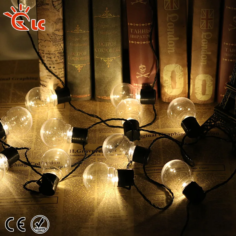 Novelty G45 20 LED Globe Connectable Festoon Party Ball string lamps EU US PLUG led Christmas Lights String garland
Novelty G45 20 LED Globe Connectable Festoon Party Ball string lamps EU US PLUG led Christmas Lights String garland
