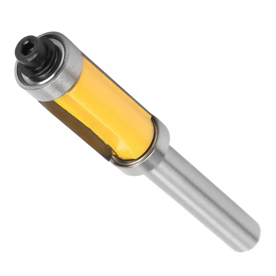 8mmCarbide Shank Pattern Flush Trim Milling Cutter Router Bit Double Bearing Woodworking Trimming Engraving Carving Cutting Tool
8mmCarbide Shank Pattern Flush Trim Milling Cutter Router Bit Double Bearing Woodworking Trimming Engraving Carving Cutting Tool