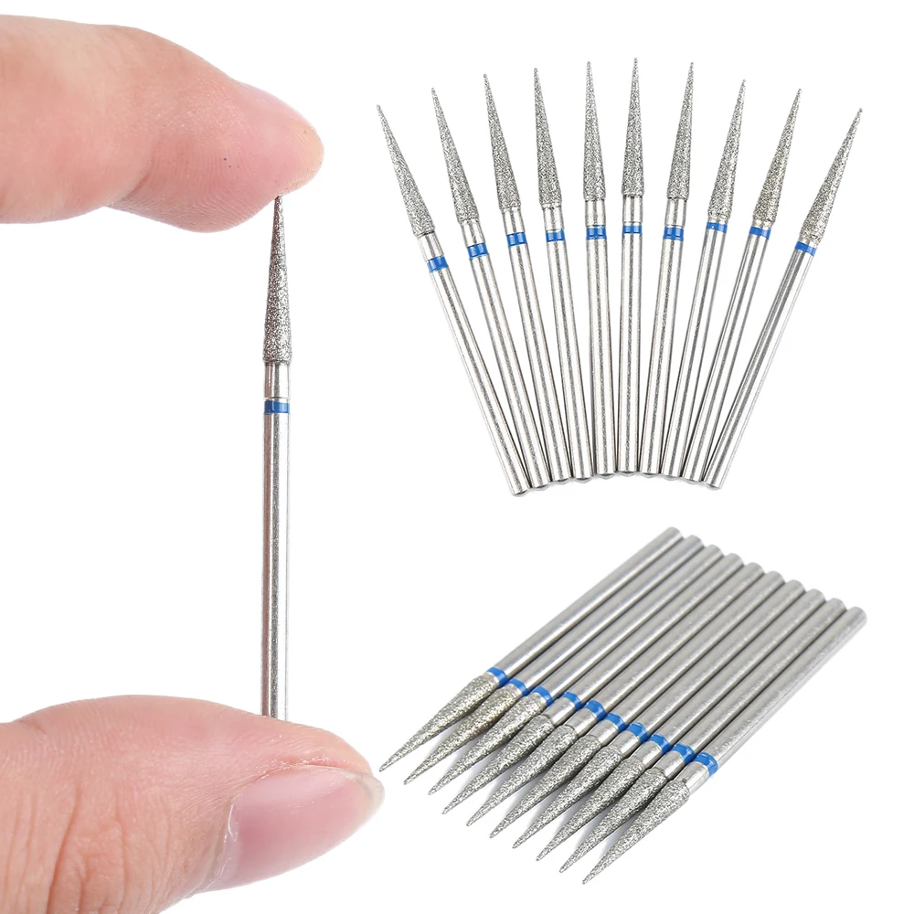 10 Pcs 2.35mm Shank Diamond Grinding Bur Drill Bits Sets For Dental Grinding Needle Shape MM27 Dental Polishing Burs
10 Pcs 2.35mm Shank Diamond Grinding Bur Drill Bits Sets For Dental Grinding Needle Shape MM27 Dental Polishing Burs
