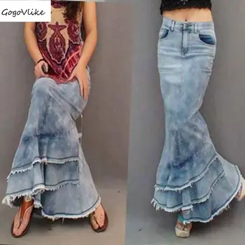 Long jean mermaid skirt 2017 Jeans Long Denim Ball Gown Skirt For Women Slim Patchwork Tassel Mermaid High Waist Skirt
Long jean mermaid skirt 2017 Jeans Long Denim Ball Gown Skirt For Women Slim Patchwork Tassel Mermaid High Waist Skirt