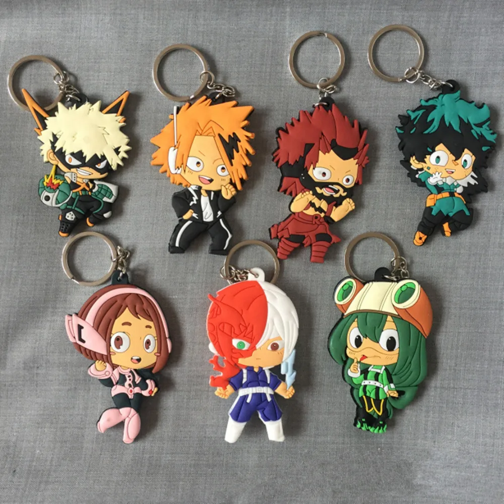Boku no hero academia PVC soft Keychain pendant My Hero Academia gift Llavero Chaveiro jewelry accessories Llavero Chaveiro
Boku no hero academia PVC soft Keychain pendant My Hero Academia gift Llavero Chaveiro jewelry accessories Llavero Chaveiro