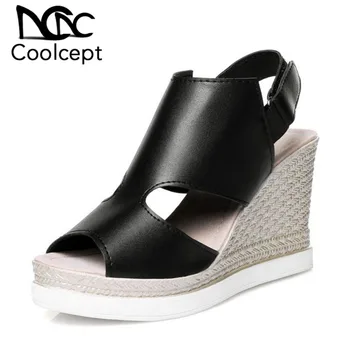 Coolcept Women Wedges Sandals Casual Open Toe Summer Shoes For Women Thick Bottom Brand New Party Platform Footwear Size 33-43
Coolcept Women Wedges Sandals Casual Open Toe Summer Shoes For Women Thick Bottom Brand New Party Platform Footwear Size 33-43