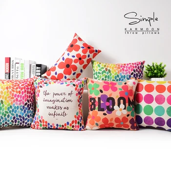 Rainbow Sunflower Pock dot cushion Linen Cotton Pillow Decorative sofa pillow car cushion 18" Throw Pillow
Rainbow Sunflower Pock dot cushion Linen Cotton Pillow Decorative sofa pillow car cushion 18" Throw Pillow