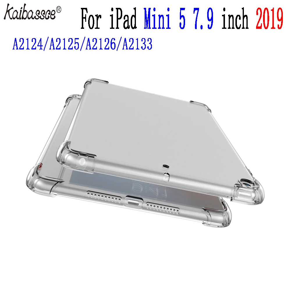 KAIBASSCE Tablet Case Drop proof Transparent Soft TPU Silicone Case for iPad mini 5 7.9 inch 2019 A2124 A2125/A2126/A2133
KAIBASSCE Tablet Case Drop proof Transparent Soft TPU Silicone Case for iPad mini 5 7.9 inch 2019 A2124 A2125/A2126/A2133