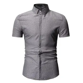 Social Men Shirts Turn-down collar Hawaiian Casual Dress Shirt for Men Summer Blouse Men's clothing White Gray Black
Social Men Shirts Turn-down collar Hawaiian Casual Dress Shirt for Men Summer Blouse Men's clothing White Gray Black