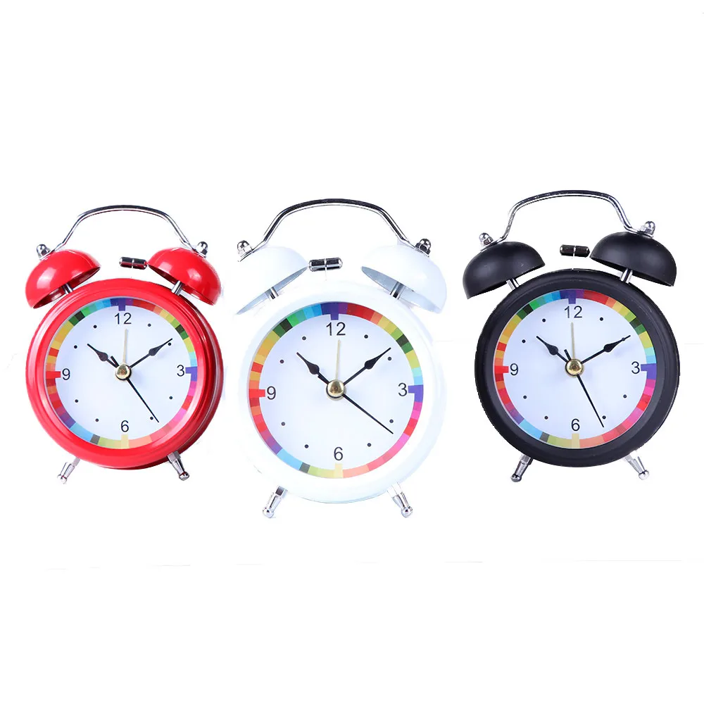 Фото The Cheapest Price Alarm Clock Classic Simple Metal Shell Two-Way Bell Home Decoration Zakhorloge Met Verlichting | Дом и сад