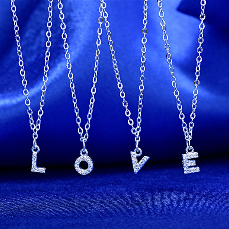 MILOYOU Initial Necklace for Women Silver Color Fashion Name Letter Necklace Women Girls Party Wedding Statement Necklace ML072
MILOYOU Initial Necklace for Women Silver Color Fashion Name Letter Necklace Women Girls Party Wedding Statement Necklace ML072