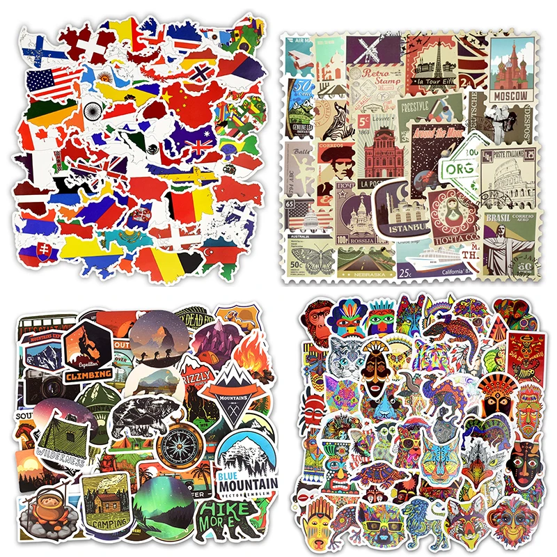 200PCS DIY Camping Travel Stickers Wilderness Adventure Outdoor Landscape Waterproof Decal Sticker DIY Suitcase Laptop Motor Car
200PCS DIY Camping Travel Stickers Wilderness Adventure Outdoor Landscape Waterproof Decal Sticker DIY Suitcase Laptop Motor Car