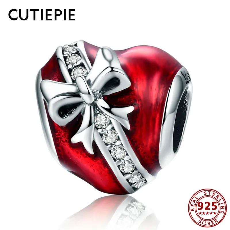 CUTIEPIE 100% Real 925 Sterling Silver Bow-knot Heart Shape DIY Beads for Women Charms Bracelet Necklace Silver Jewelry Gifts
CUTIEPIE 100% Real 925 Sterling Silver Bow-knot Heart Shape DIY Beads for Women Charms Bracelet Necklace Silver Jewelry Gifts
