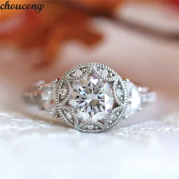choucong Vintage Decorative pattern Promise ring AAAAA Zircon Cz 925 Sterling silver Engagement Wedding Band Rings for women
choucong Vintage Decorative pattern Promise ring AAAAA Zircon Cz 925 Sterling silver Engagement Wedding Band Rings for women