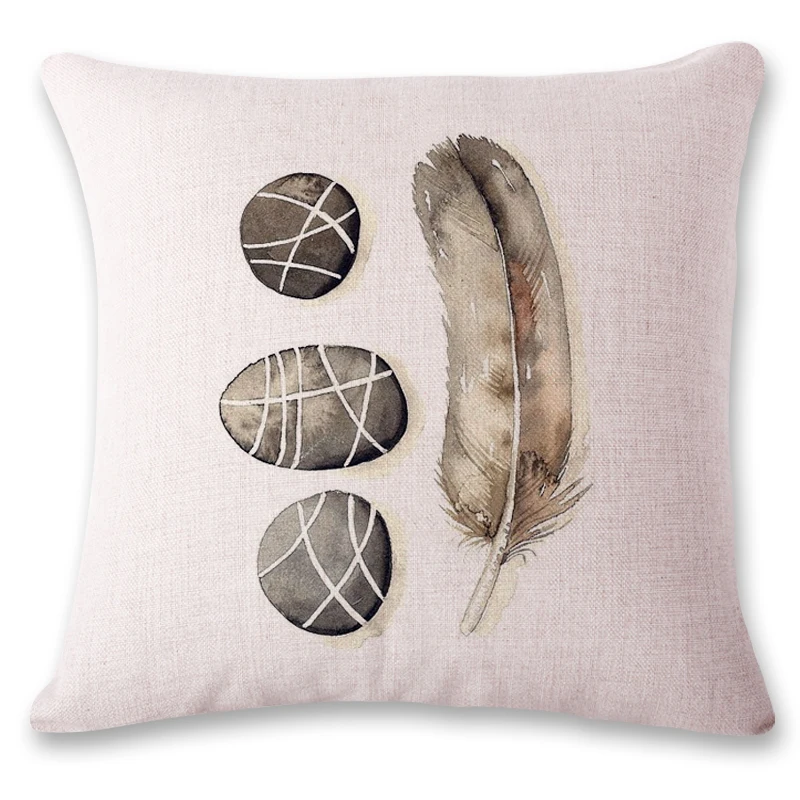 Small fresh painting feather and stone chair lumbar support back pillow photo customized pillow custom printed linen pillowcase
Small fresh painting feather and stone chair lumbar support back pillow photo customized pillow custom printed linen pillowcase