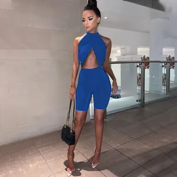 Women Two Piece Outfits Sexy Off Shoulder Backless Crop Top And Bandage Shorts Summer 2 Pcs Matching Sets
Women Two Piece Outfits Sexy Off Shoulder Backless Crop Top And Bandage Shorts Summer 2 Pcs Matching Sets