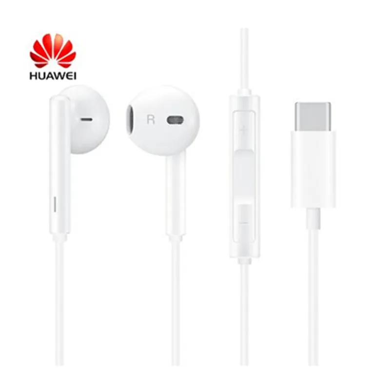 

HUAWEI Original CM33 Earphone USB Type C In Ear Hearphone Headset Mic Volume honer Mate 10 RS P10 P20 Pro Note 10 XIAOMI 8 6