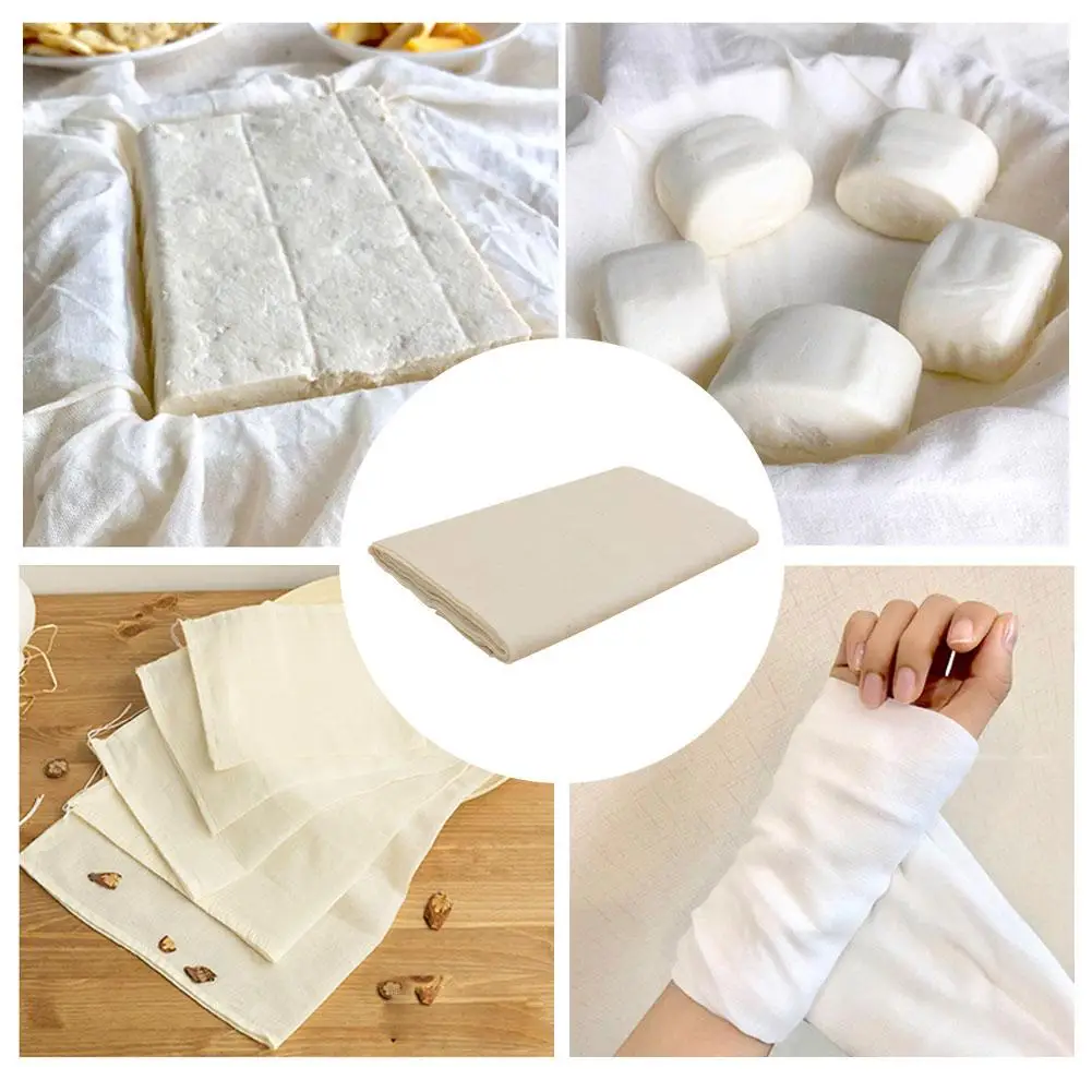 Multi Function Cheese Cloth Natural Ultra Fine Cotton Filter Gauze Kitchen Cleaning Filter Dusting Perfume Bag Wine Making Gauze
Multi Function Cheese Cloth Natural Ultra Fine Cotton Filter Gauze Kitchen Cleaning Filter Dusting Perfume Bag Wine Making Gauze