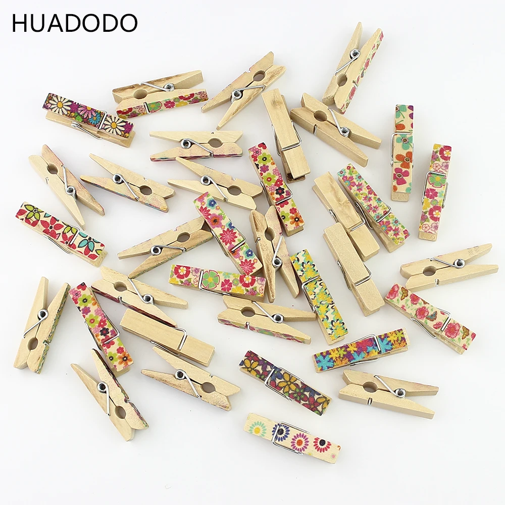 HUADODO 10pcs 3.5cm Wooden printing Craft Pegs Clothes Paper Photo Hanging Spring Clips Clothespins For Message Cards
HUADODO 10pcs 3.5cm Wooden printing Craft Pegs Clothes Paper Photo Hanging Spring Clips Clothespins For Message Cards