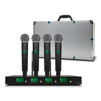 Professional wireless microphone system UHF4 channel handheld lapel condenser headset karaoke mic studio sm58 for meeting room
Professional wireless microphone system UHF4 channel handheld lapel condenser headset karaoke mic studio sm58 for meeting room