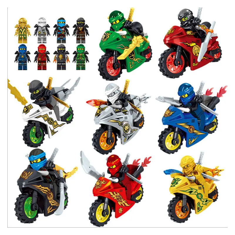 6Pcs famous legoed Mini ninja ninjago model building blocks action Phantom moto brick Figures set kids toys Jay Cole Zane Lloyd
6Pcs famous legoed Mini ninja ninjago model building blocks action Phantom moto brick Figures set kids toys Jay Cole Zane Lloyd
