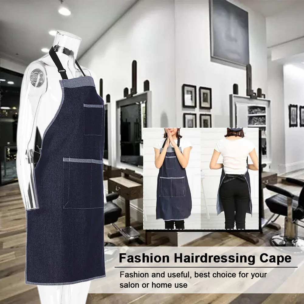 Jean Cutting Hair Waterproof Cloth Salon Barber Cape Hairdressing Hairdresser Apron Haircut capes Gown Clothes Foils & Wraps
Jean Cutting Hair Waterproof Cloth Salon Barber Cape Hairdressing Hairdresser Apron Haircut capes Gown Clothes Foils & Wraps
