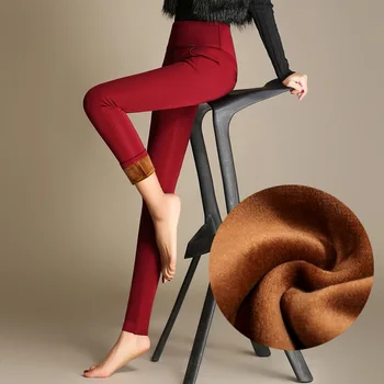 S-4XL Plus Size Women Warm Velvet Pants Female Fashion Winter Leggings High Elastic High Waist pants Thick Velvet Slim Trousers
S-4XL Plus Size Women Warm Velvet Pants Female Fashion Winter Leggings High Elastic High Waist pants Thick Velvet Slim Trousers