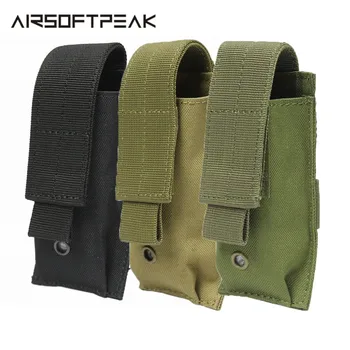 AIRSOFTPEAK Tactical Magazine Pouch Single Pistol Knife Flashlight Sheath Hunting Open Top Ammo Molle Pouch Cartridge Clip Bags
AIRSOFTPEAK Tactical Magazine Pouch Single Pistol Knife Flashlight Sheath Hunting Open Top Ammo Molle Pouch Cartridge Clip Bags