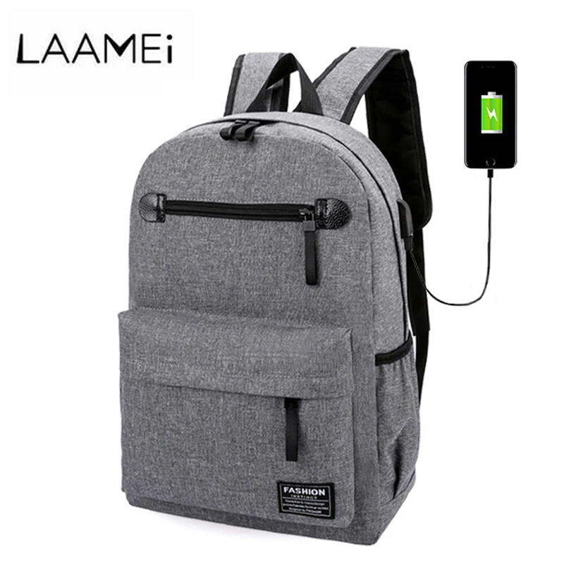 Laamei Fashion Casual Men USB Laptop Backpack School Bags For Large Male Travel School Bag Student Schoolbag Computer Backpacks
Laamei Fashion Casual Men USB Laptop Backpack School Bags For Large Male Travel School Bag Student Schoolbag Computer Backpacks