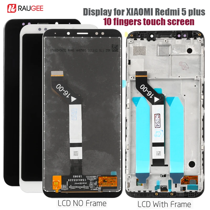 Screen For Redmi 5 Plus LCD Display Touch Screen replacement for Xiaomi Redmi 5 Plus Screen display 10 fingers touch LCD 5.99"
Screen For Redmi 5 Plus LCD Display Touch Screen replacement for Xiaomi Redmi 5 Plus Screen display 10 fingers touch LCD 5.99"